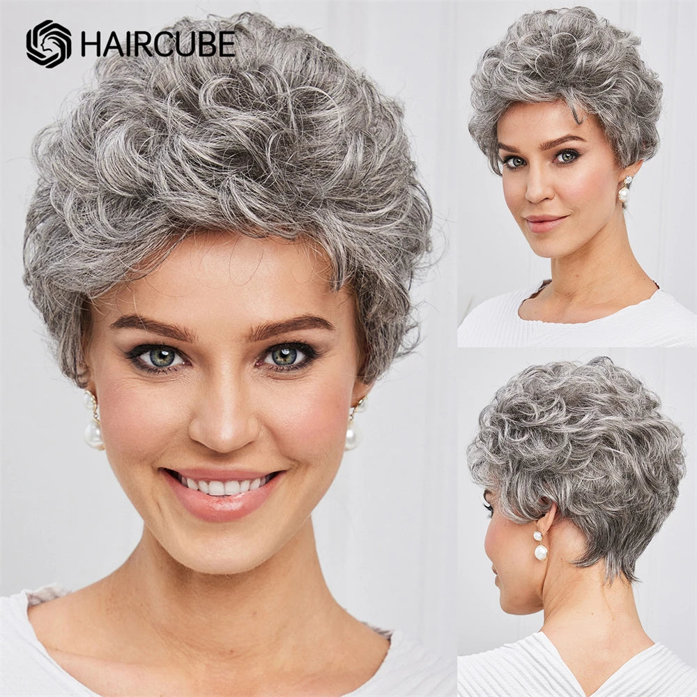 Short Pixie Cut Wigs - Kanekalon Synthetic Hair