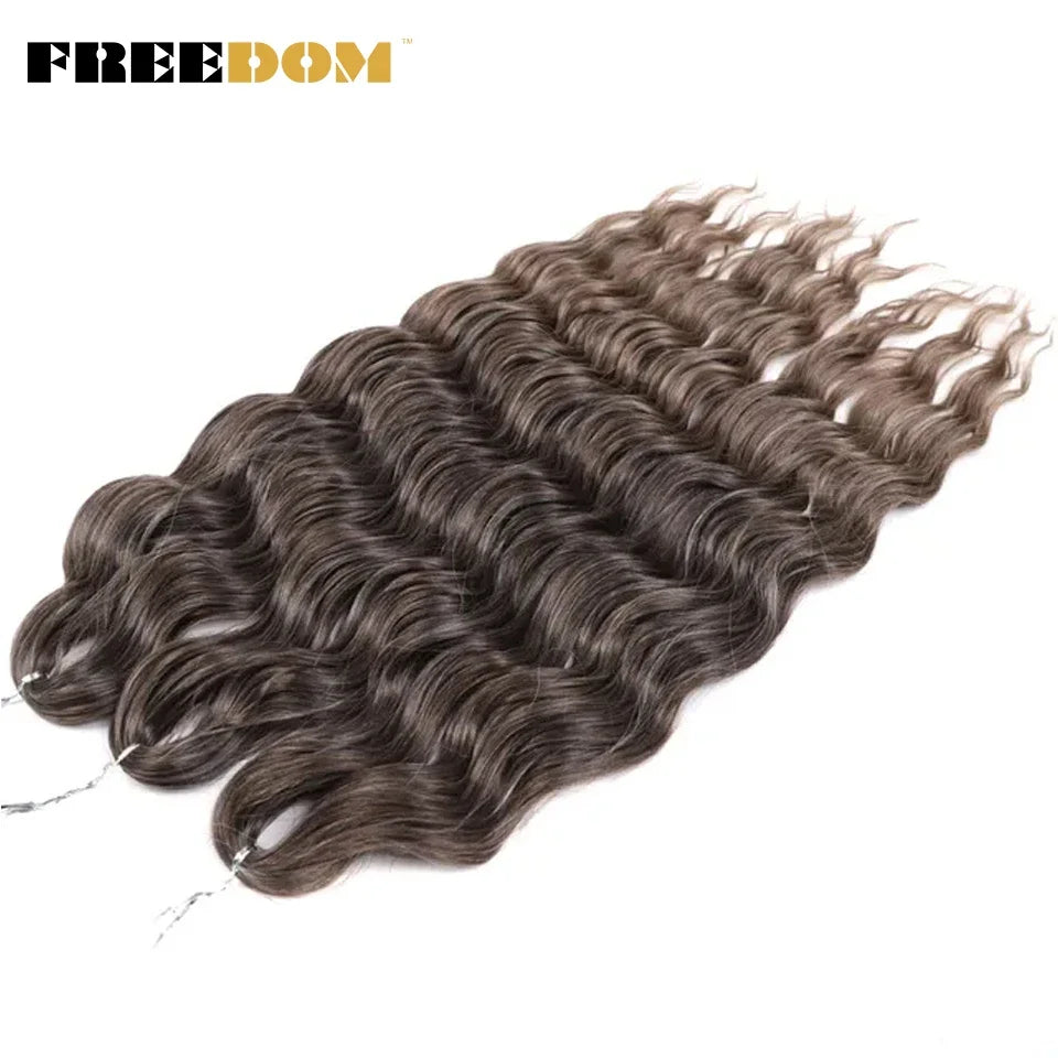 Deep Water Wave Synthetic 24inch Long Crochet Hair