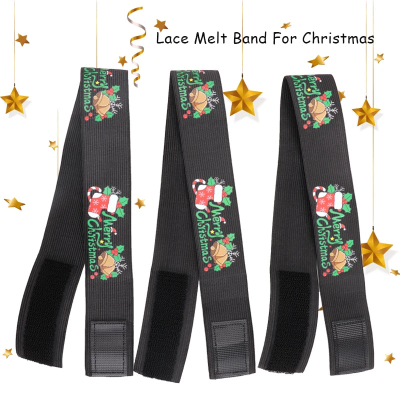 3PC Elastic Melting Lace Headband With Edge Brush/Comb