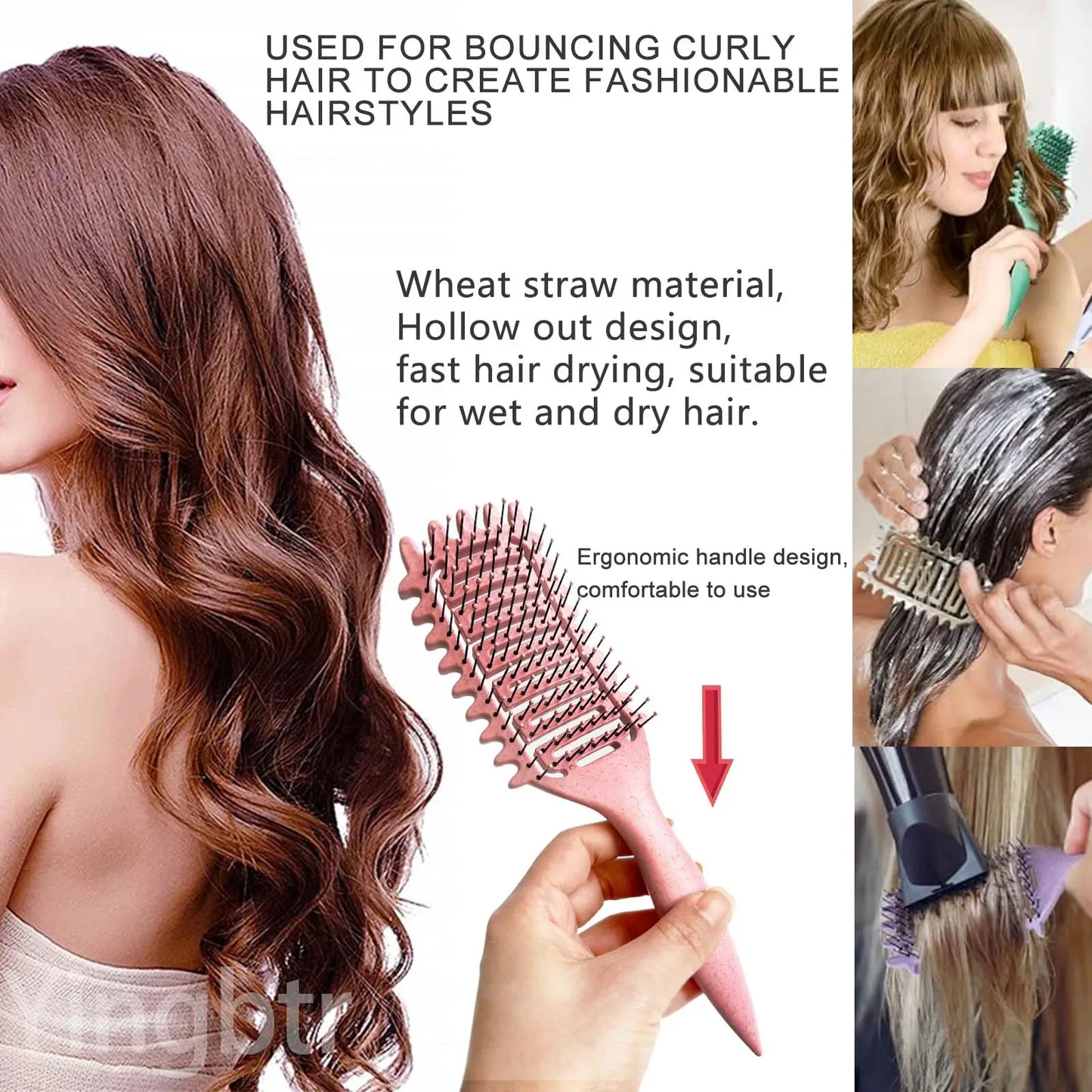 Multi-purpose Hair Styling Brush - Various Colors Available