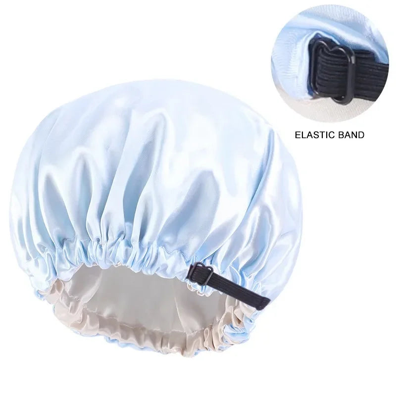 Girls Satin Wide Band Bonnet For Babies/Children