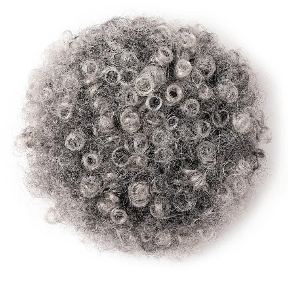 Afro Kinky Curly Puff Drawstring Synthetic Bun Ponytail