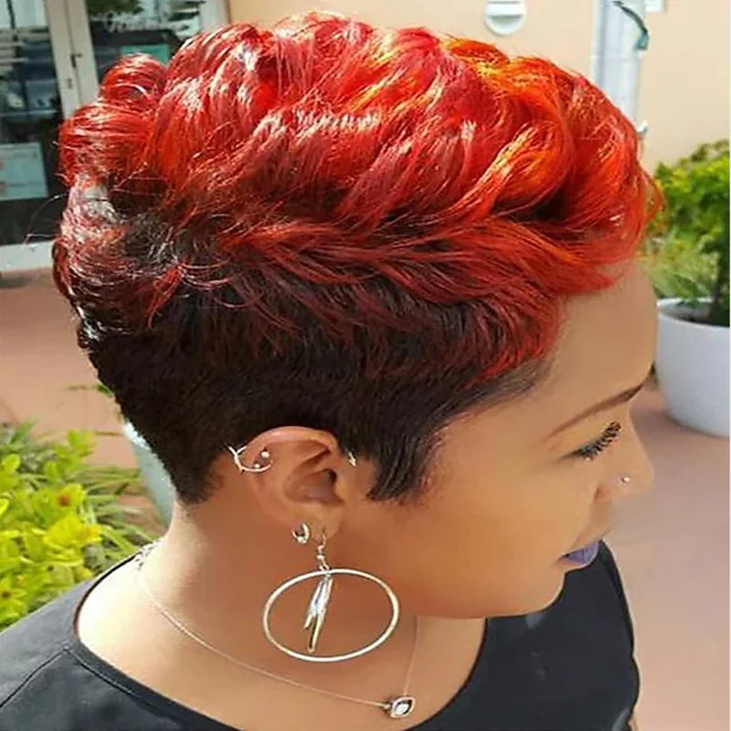 Synthetic Short Cut Curly Wig - Various Colors Available