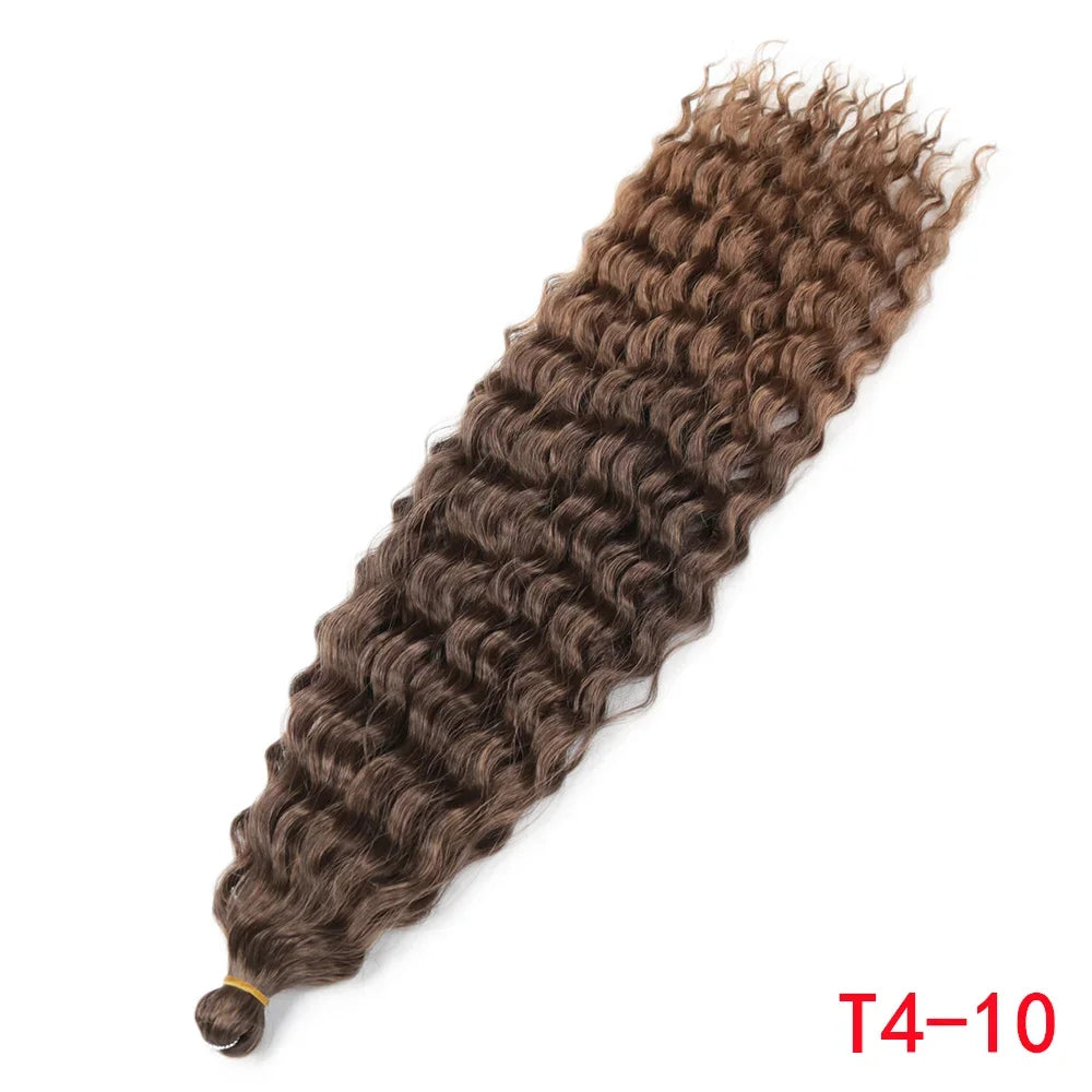 Water Wave Synthetic Crochet Hair - Various Colors Available