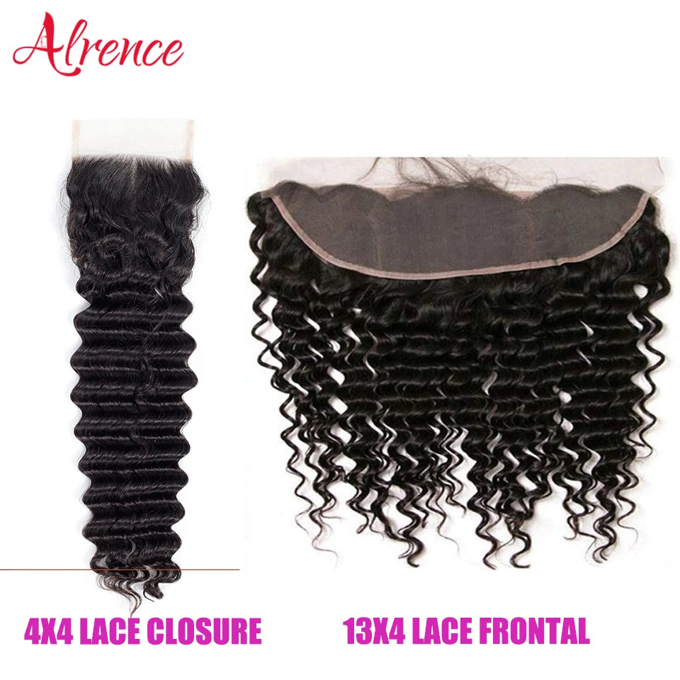 Brazilian Human Hair HD Transparent Lace Frontal or Closures - Various Options Available
