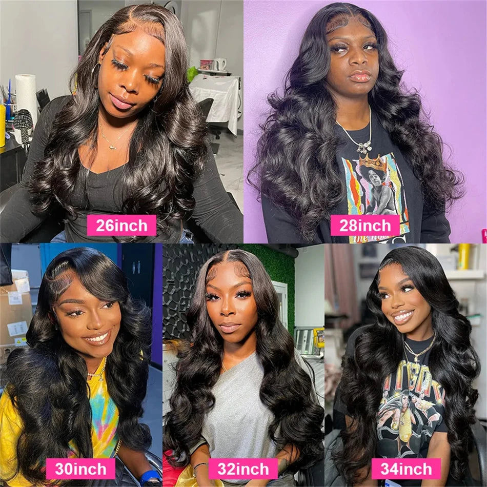 Body Wave - Pre Plucked Transparent HD Lace Frontal Human Hair Wig