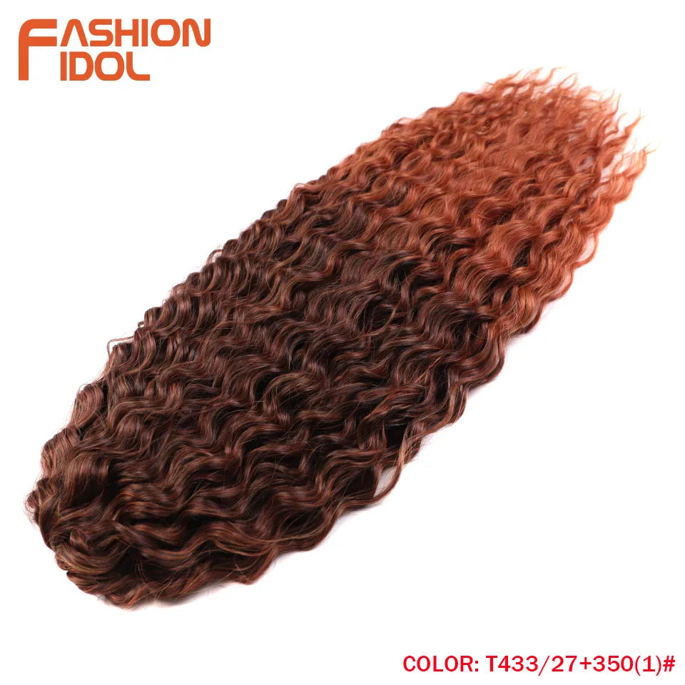 Water Wave Synthetic Crochet Hair - Various Colors Available