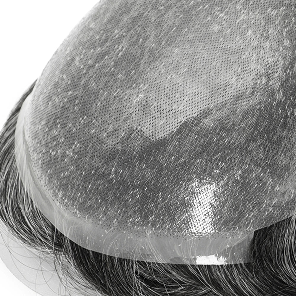 Natural Hairline Toupee Human Hair Double Knots Hair System - Various Options Available