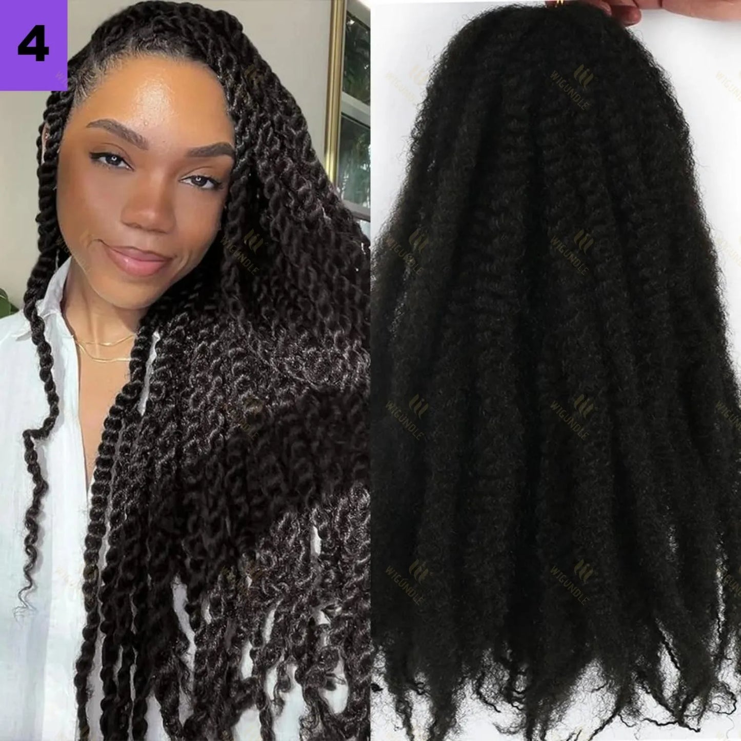 Marley Twists Synthetic Braiding/Crochet Hair - Various Colors Available