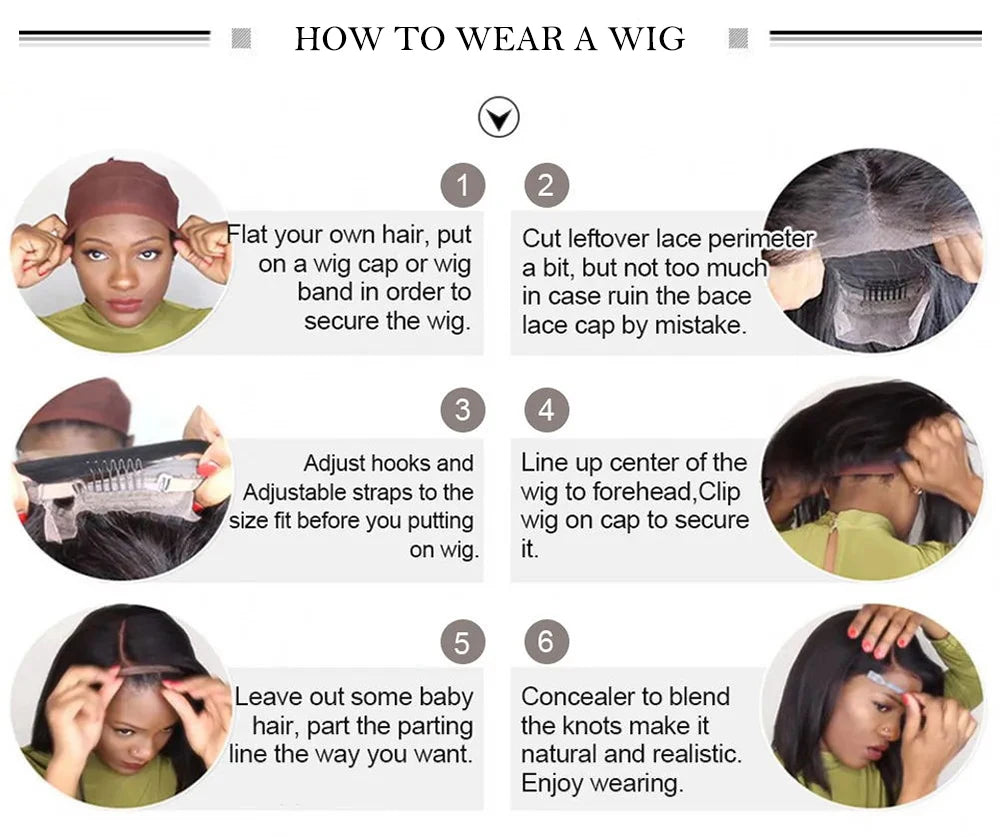Body Wave Short Bob Lace Front Synthetic Wigs - Various Colors Available
