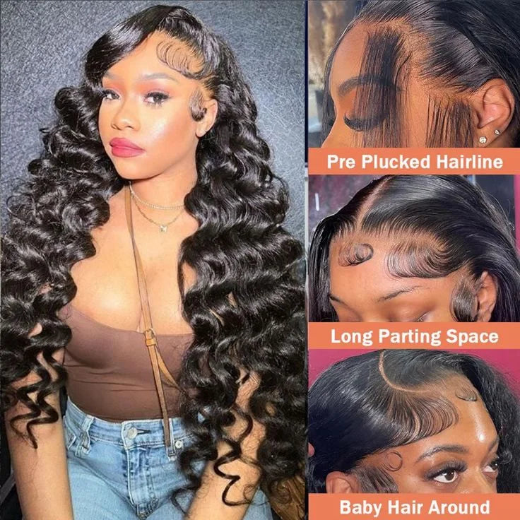 Loose Deep Water Wave - Glueless HD Lace Frontal Ready To Wear Human Hair Wig