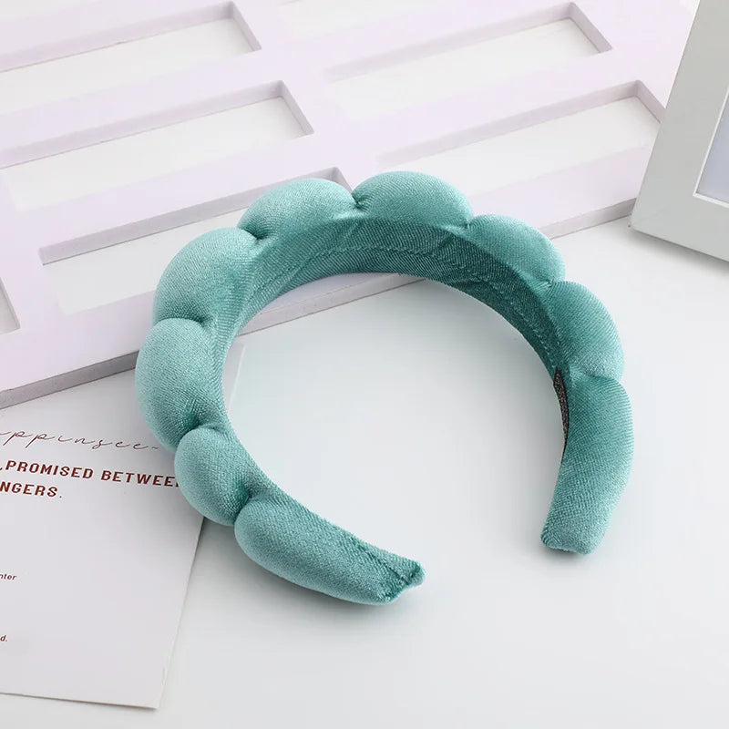 Women's TerryCloth Spa Puffy Sponge Headbands