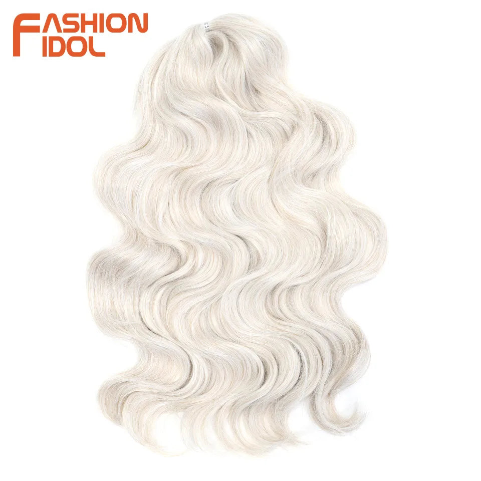 Soft Body Wave Synthetic Braiding Hair - Various Colors Available