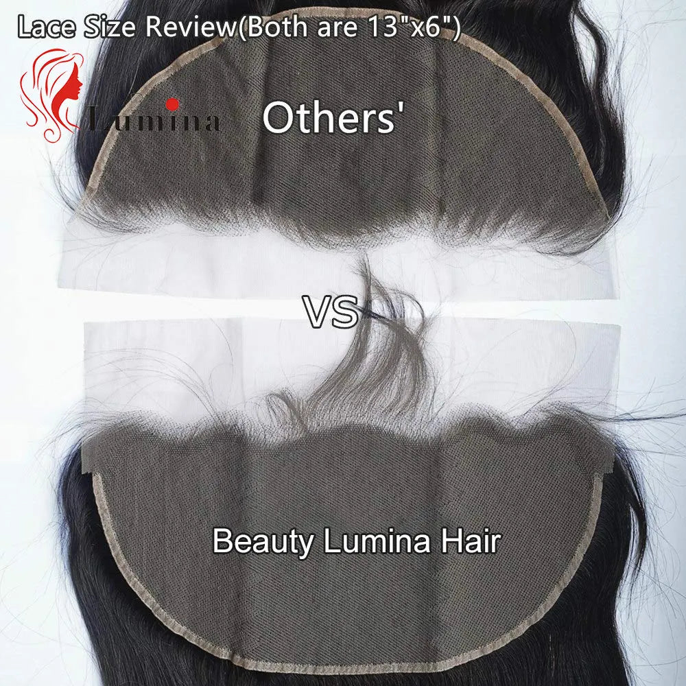 Body Wave Brazilian Remy Pre Plucked 100% Human Hair Lace Frontal or Closures