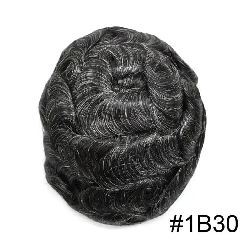 Human Hair Prosthesis Toupee/Hair Replacement Systems Large Sizes (8X11 & 9X11) 130% Density 6" - Various Options Available