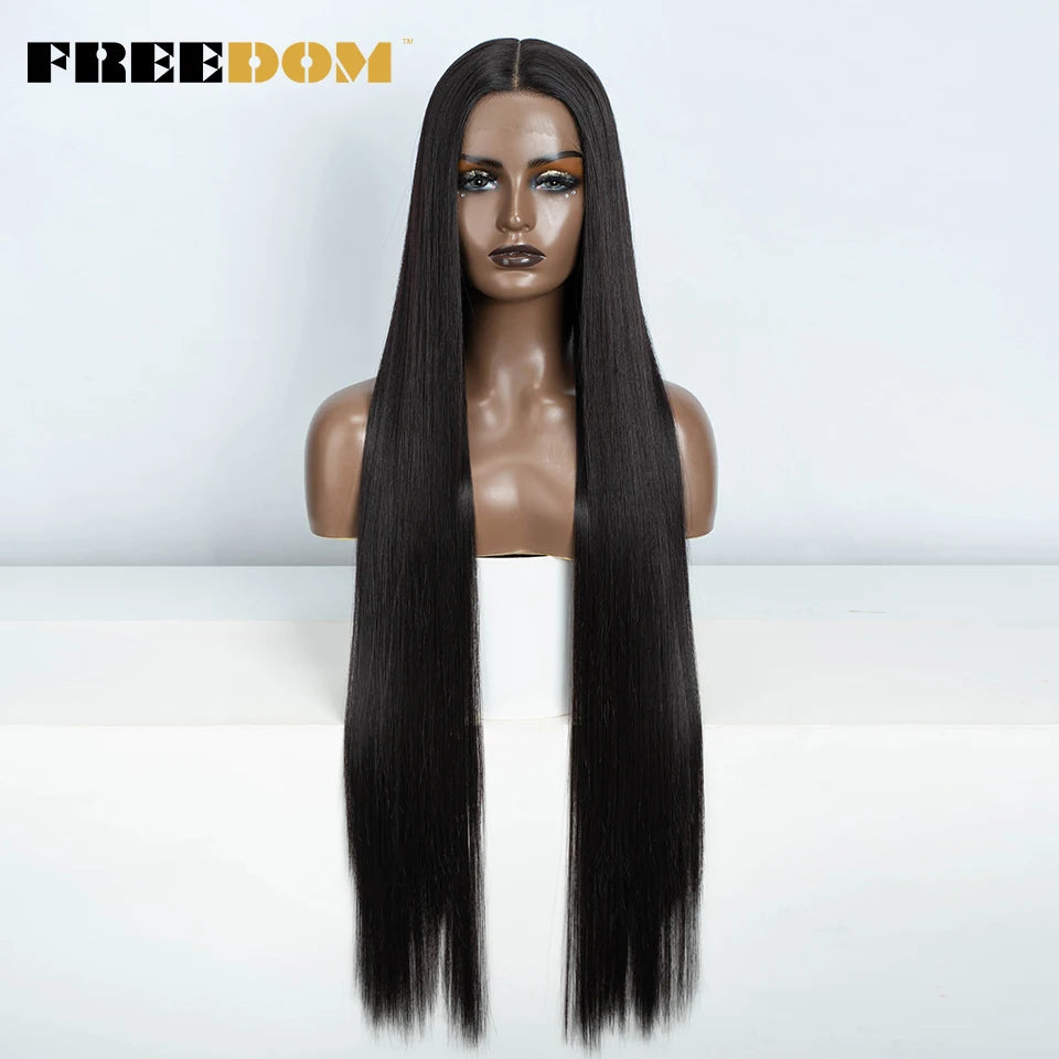 Straight Synthetic Lace Front Wigs - Various Colors Available