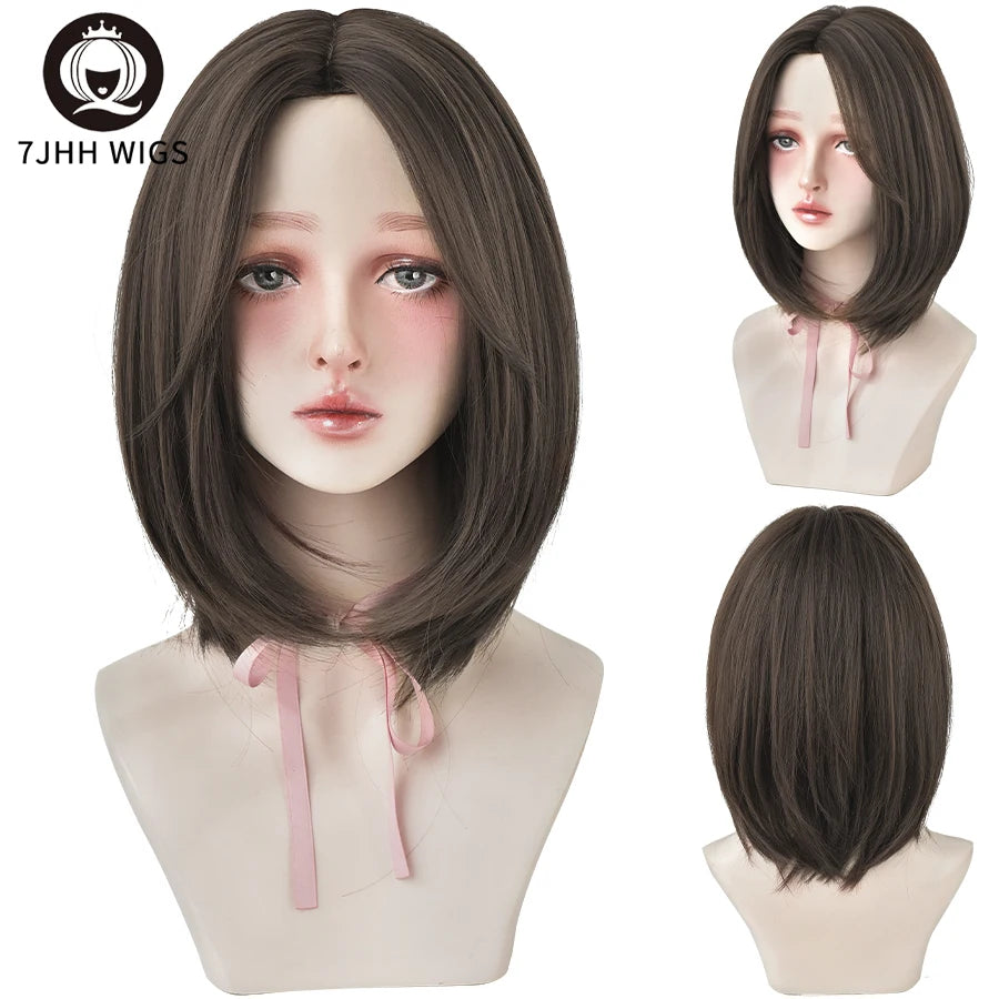 Short Bob Synthetic Wig - Various Colors Available