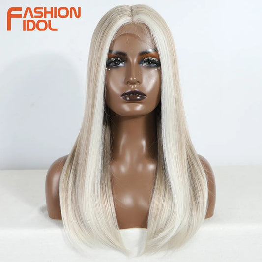 14 Inch Lace Front Synthetic Hair Wigs - Various Colors Available