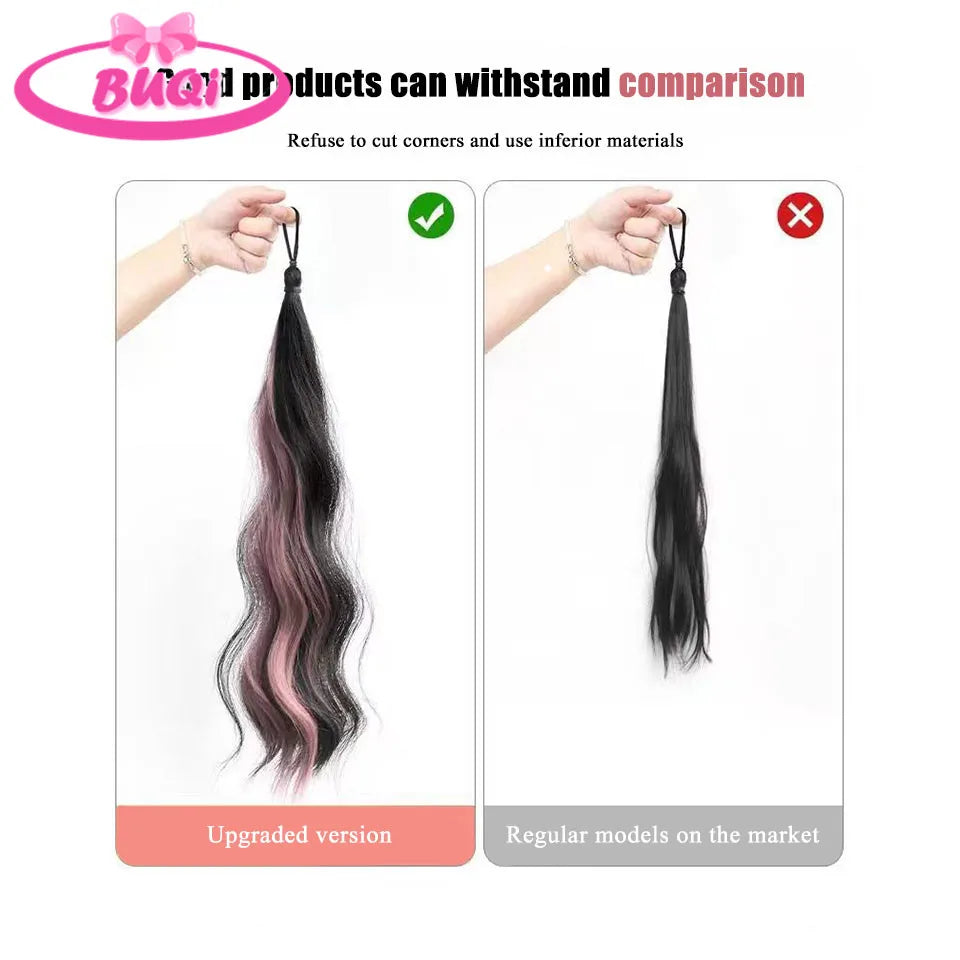Body Wave Claw Clip On Synthetic Ponytails - Various Options Available
