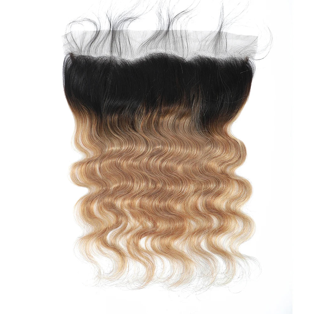 Remy Brazilian Body Wave Human Hair Lace Frontal With Baby Hair - Various Options Available