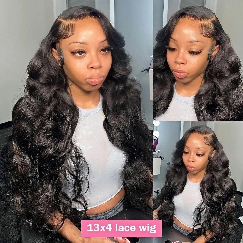 Body Wave - Pre Plucked Transparent HD Lace Frontal Human Hair Wig