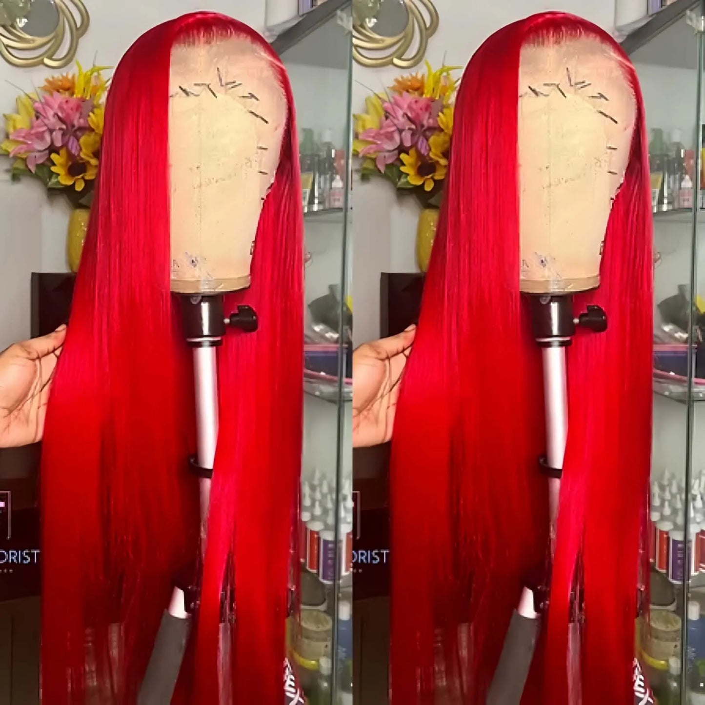 Synthetic Long Straight Lace Front Wigs - Various Colors Available