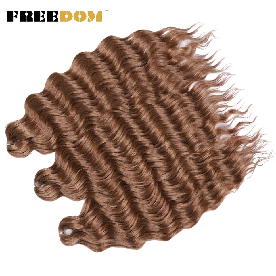 Deep Water Wave Synthetic 24inch Long Crochet Hair
