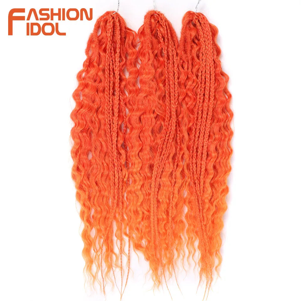 Water Wave Synthetic Crochet Hair 24 Inch - Various Colors Available