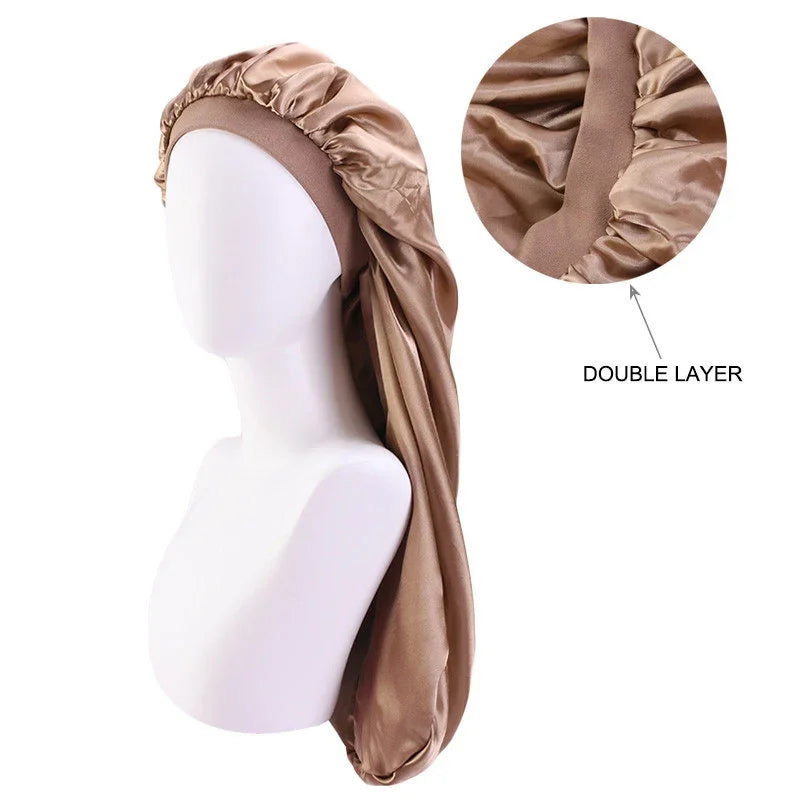 Unisex Elastic Bonnet  for Long Hair