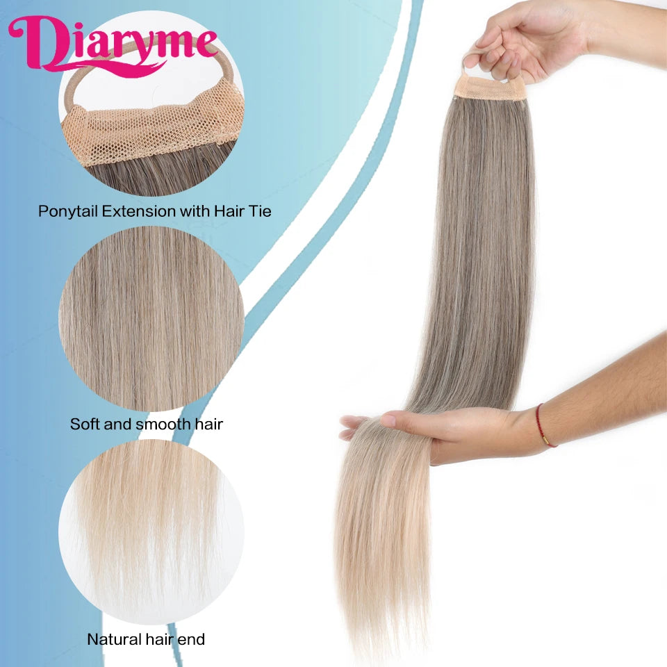 Long Straight Synthetic Ponytails - Various Options Available
