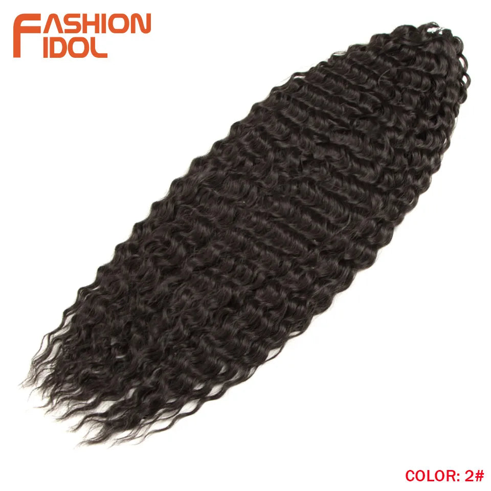Water Wave Synthetic Crochet Hair 24 Inch - Various Colors Available