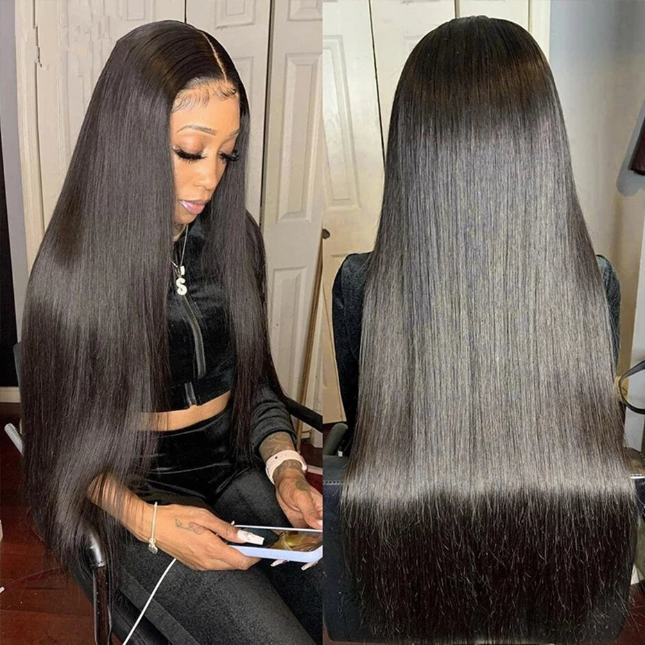 Brazilian Remy Straight - Glueless Human Hair Ready to Wear Wig
