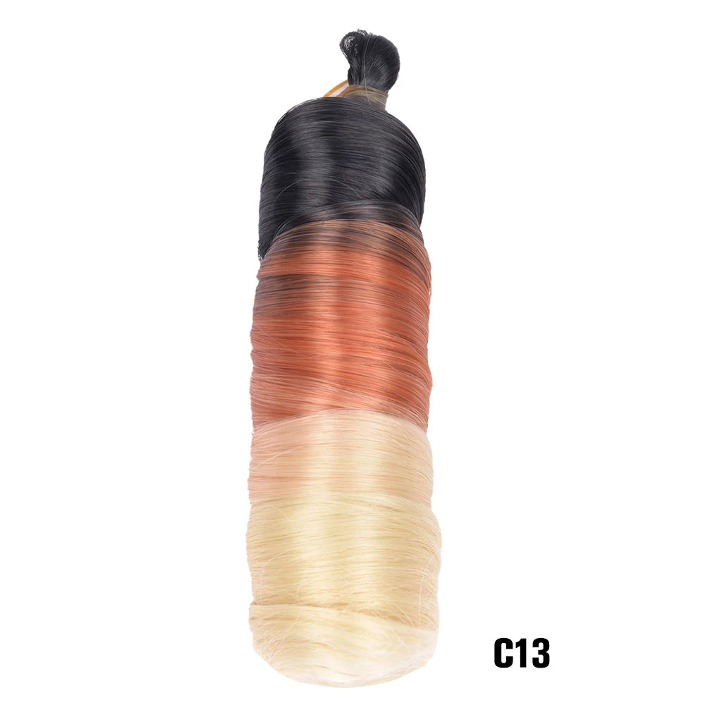 Loose French Spiral Curl Synthetic Pre-Stretched Braiding Hair